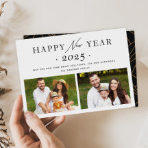 Modern minimalistisk foto 2023 Gott nytt år 2