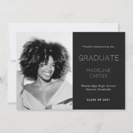 Modern Minimalistisk Foto Examen Meddelande