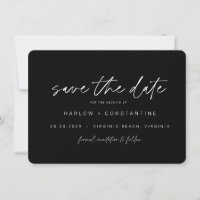 Modern Minimalistisk Foto Spara Datum