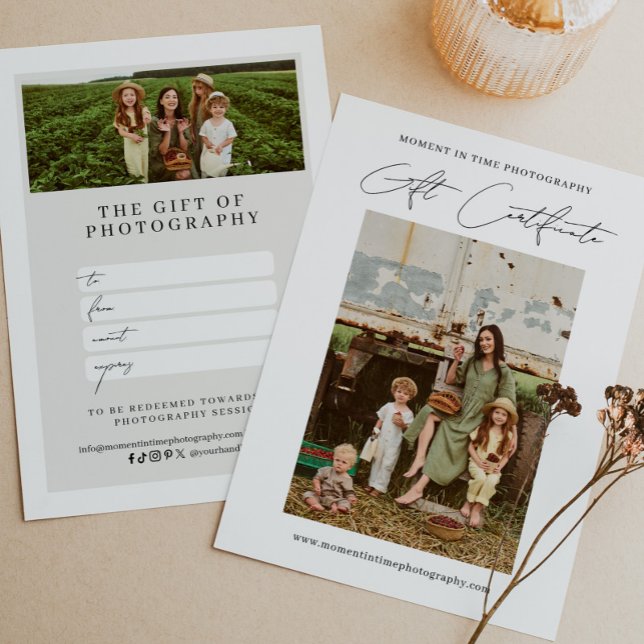 Modern minimalistisk fotografihandling (Skapare uppladdad)