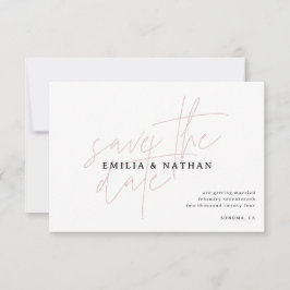 Modern, minimalistisk fotospara datum spara datumet