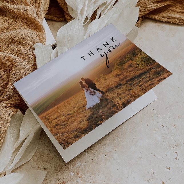 Modern minimalistisk fototackkort tack kort (Skapare uppladdad)