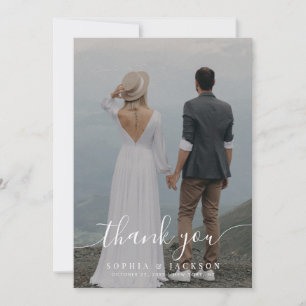 Modern minimalistisk Fullt-foto-Tack Tack Kort