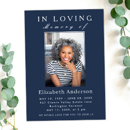 Modern Minimalistisk funktionsbild - enkelt skript Inbjudningar