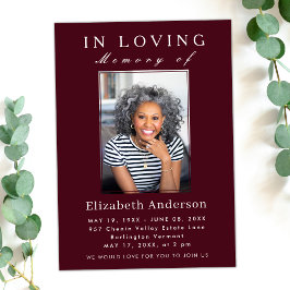 Modern Minimalistisk funktionsbild - enkelt skript Inbjudningar