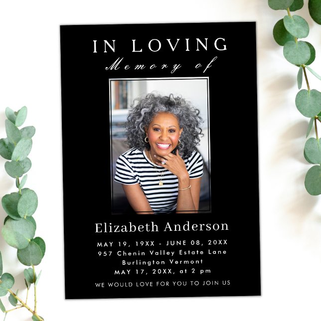 Modern Minimalistisk funktionsbild - enkelt skript Inbjudningar (Skapare uppladdad)