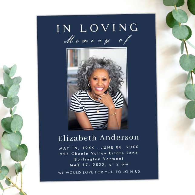 Modern Minimalistisk funktionsbild - enkelt skript Inbjudningar (Skapare uppladdad)