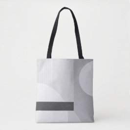 Modern minimalistisk geometrisk tobag tygkasse