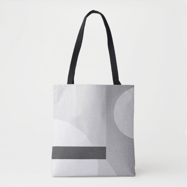 Modern minimalistisk geometrisk tobag tygkasse (Framsida)
