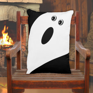 Modern minimalistisk Ghost Halloween Prydnadskudde
