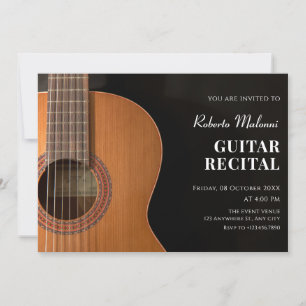 Modern minimalistisk gitarr inbjudningar