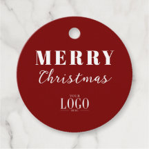 Modern minimalistisk gläd dig jul företagslogotyp
