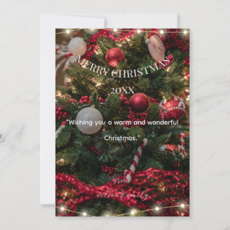 Modern minimalistisk God jul Helgdag-kort