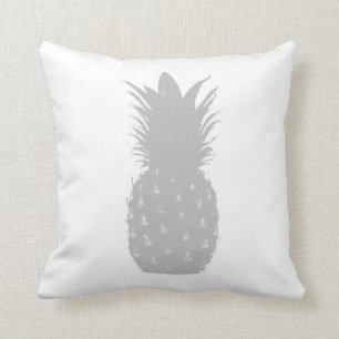 Modern minimalistisk Grått-ananas Kudde