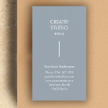 Modern minimalistisk Grått White Visitkort<br><div class="desc">Modern,  minimalistiskt affärskort,  grått/vitt. Redigera det med ditt namn/dina data. Du kan anpassa teckensnittet/färg med mer.</div>