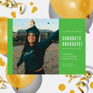 MODERN MINIMALISTISK GRATTIS GRADUATE INBJUDAN