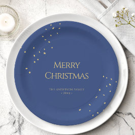 Modern minimalistisk Guld-konfetti God jul