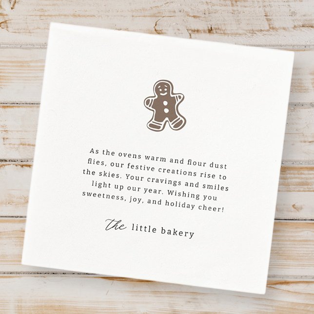 Modern minimalistisk Helgdag för bakverk Pappersservett (Skapare uppladdad)