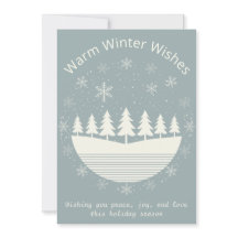 Modern Minimalistisk Icke-konfessionell Snöflinga