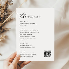 Modern minimalistisk information om svart och vitt tilläggskort