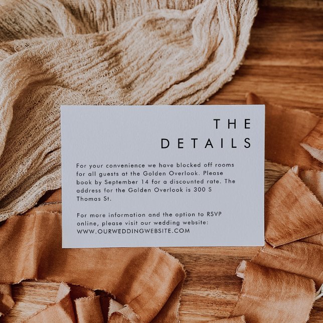 Modern, minimalistisk informationskort - kort för  (Skapare uppladdad)