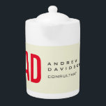 Modern minimalistisk Initialer Red Monogram Beige<br><div class="desc">Vanliga,  minimalistiska,  moderna utformningar. De är enkla,  attraktiva,  unika.</div>