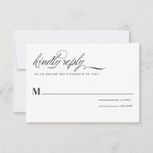 Modern minimalistisk, inledande svarskort