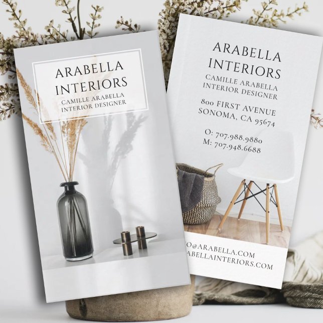 Modern minimalistisk Insida-designer Visitkort (Skapare uppladdad)