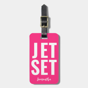 Modern minimalistisk Jet, ställ in fet nyon Shock Bagagebricka