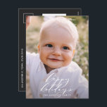 Modern minimalistisk jul elegant semester helg vykort<br><div class="desc">Modern minimalistisk lövverk glädjande högtidlig skrift jul julkort. Handmålad eucalyptus,  minimalistiskt lövverk och modern rustik flätad krans ger detta julkort en lyxig känsla. I klassiska gröna,  bruna och gråa nyanser.</div>