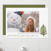 modern minimalistisk jul rolig söt hund foto