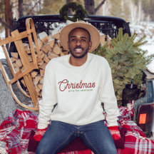 Modern minimalistisk julfamilj i skript Namn