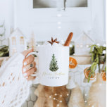 Modern minimalistisk Julgran God jul Kaffemugg<br><div class="desc">Det här är en modern minimalistisk presentmall för helgdag som har en vacker vattenfärg, evergreen träd och ett märkre calligraphy font . Färg i Julgran är inte redigerbart och texten i kalligrafteckensnittet i guld är inte redigerbar (men färg kan ändras!) // För matchande artiklar, gå till "ARDEN"-samlingen i Sincerely By...</div>