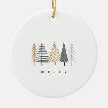 modern, minimalistisk jultomatornament