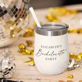 Modern Minimalistisk kalligrafi Bachelorette Party