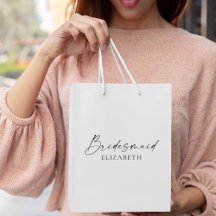Modern minimalistisk kalligrafi Bläck Bridesmaid