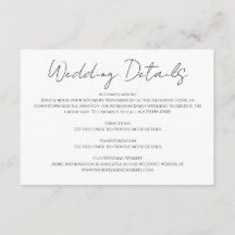 Modern minimalistisk kalligrafi Bröllop