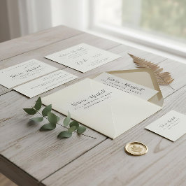 Modern minimalistisk kalligrafi stil Return Returadress Etikett