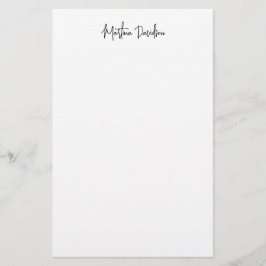 Modern minimalistisk klapp-Kreativ Brevpapper