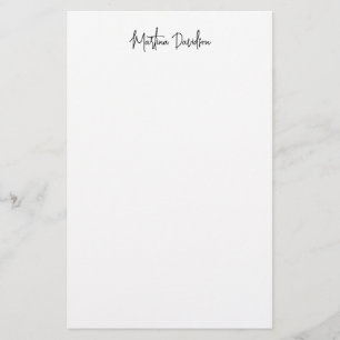 Modern minimalistisk klapp-Kreativ Brevpapper