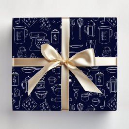 Modern minimalistisk köksredskap presentpapper