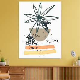 Modern Minimalistisk konst Canvastryck