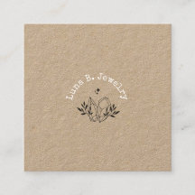 Modern minimalistisk krypstals - juvelsaffär