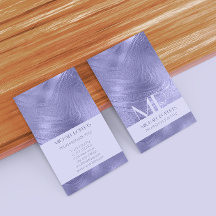 Modern minimalistisk Lila Foil Metallic Typography