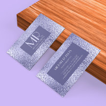 Modern minimalistisk lila foil Metallic