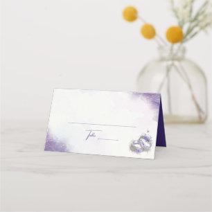 Modern minimalistisk Lila Lilac-Trendig Placeringskort