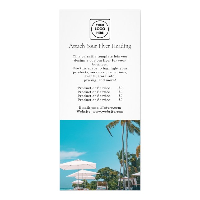 Modern minimalistisk Logotyp | Clean Business Mark Reklamkort (Framsidan)