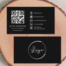 Modern minimalistisk Logotyp med Social-medieikone