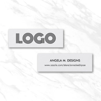 Modern Minimalistisk Logotyp Onlinebutik Mini Visitkort