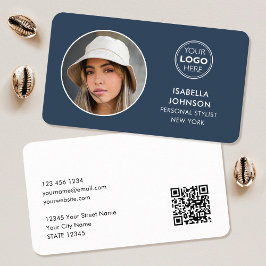 Modern minimalistisk Logotyp QR-kod - sladd Visitkort